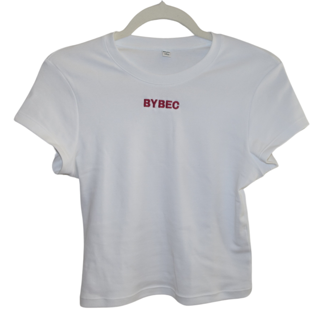 Classic White BYBEC Baby Tee