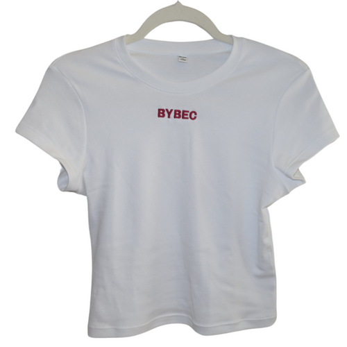 Classic White BYBEC Baby Tee